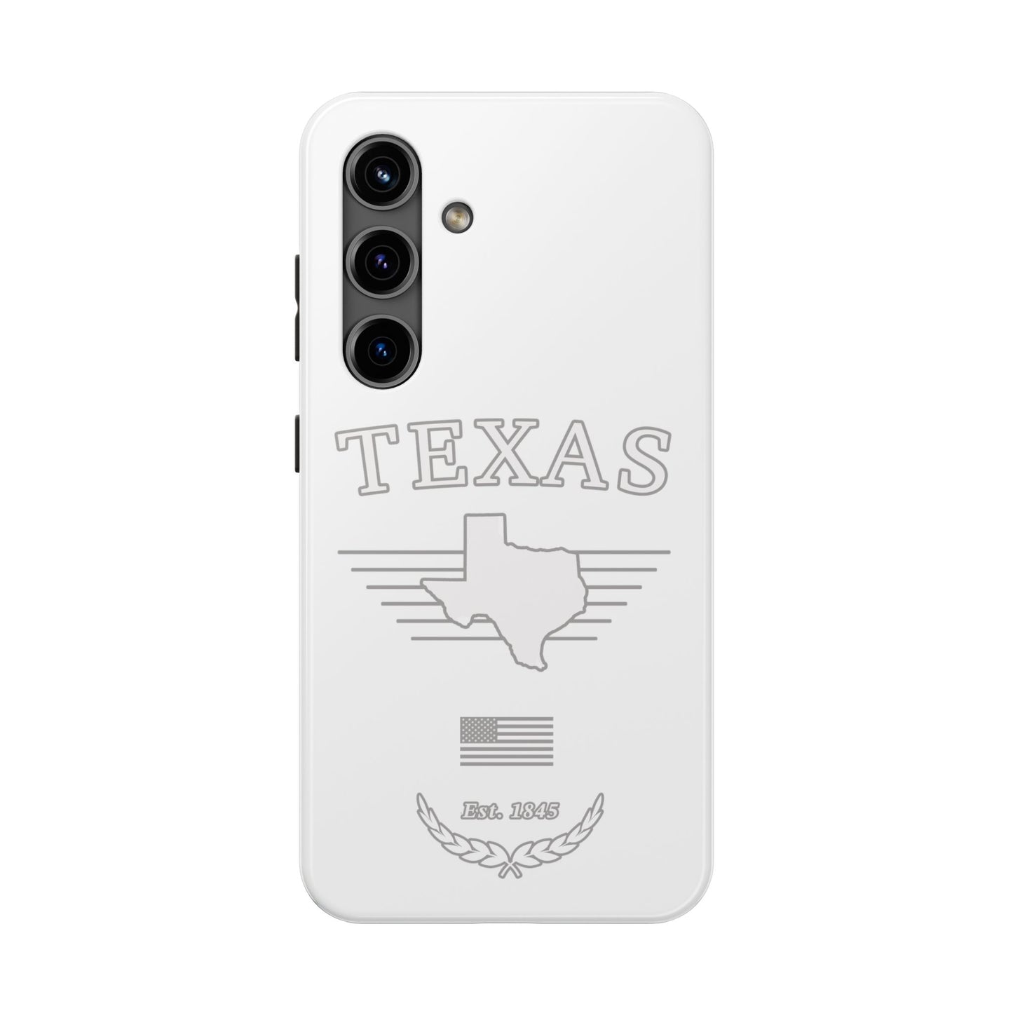 Texas "White Out" -  2 Piece Phone Case