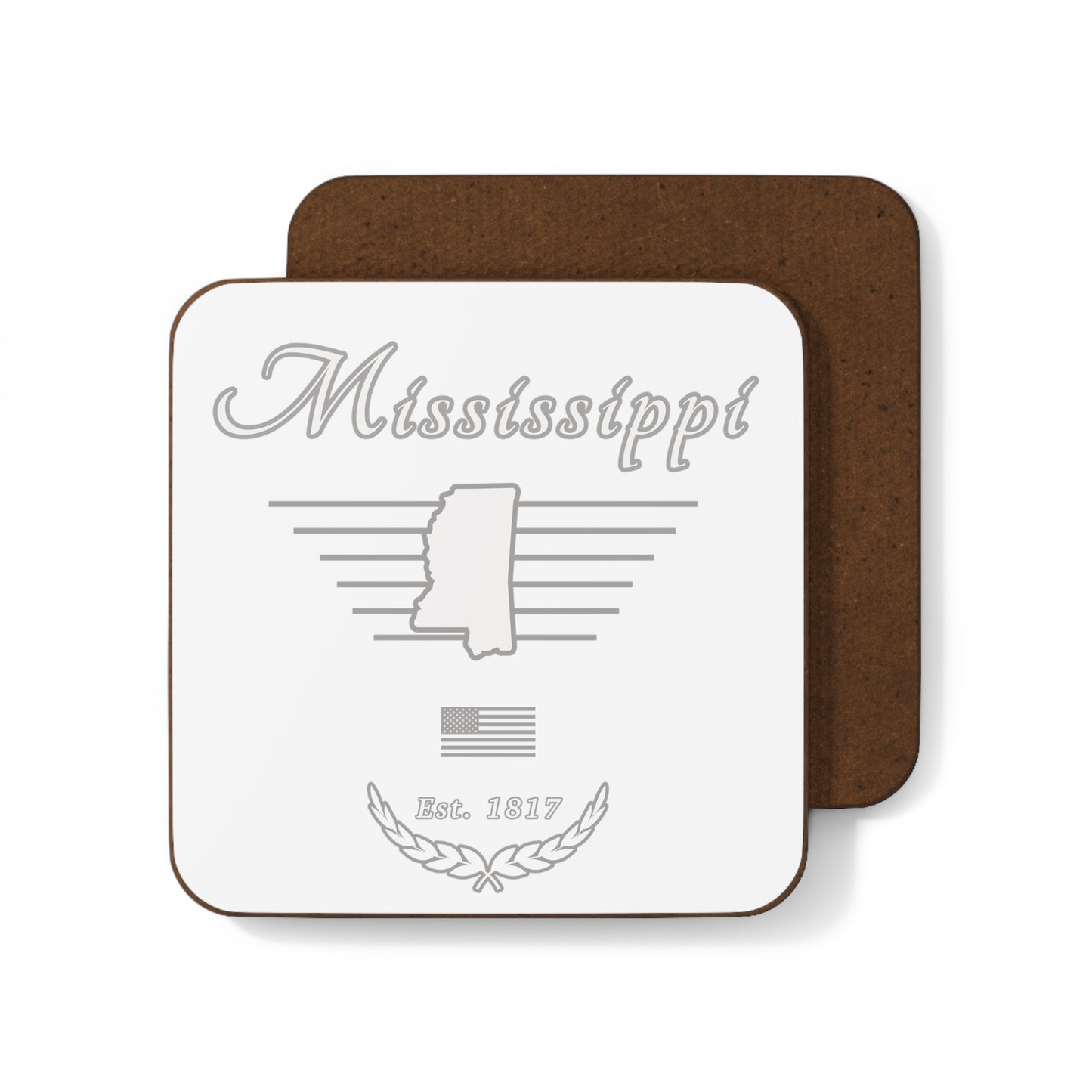 Mississippi "White Out" - Coaster