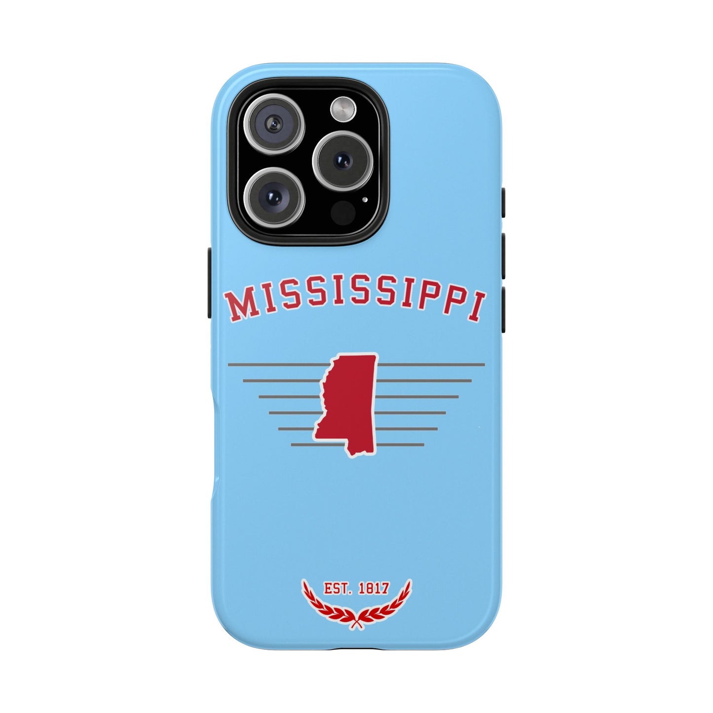 "Mississippi" Est. 1817 2 Piece Phone Case - Blue