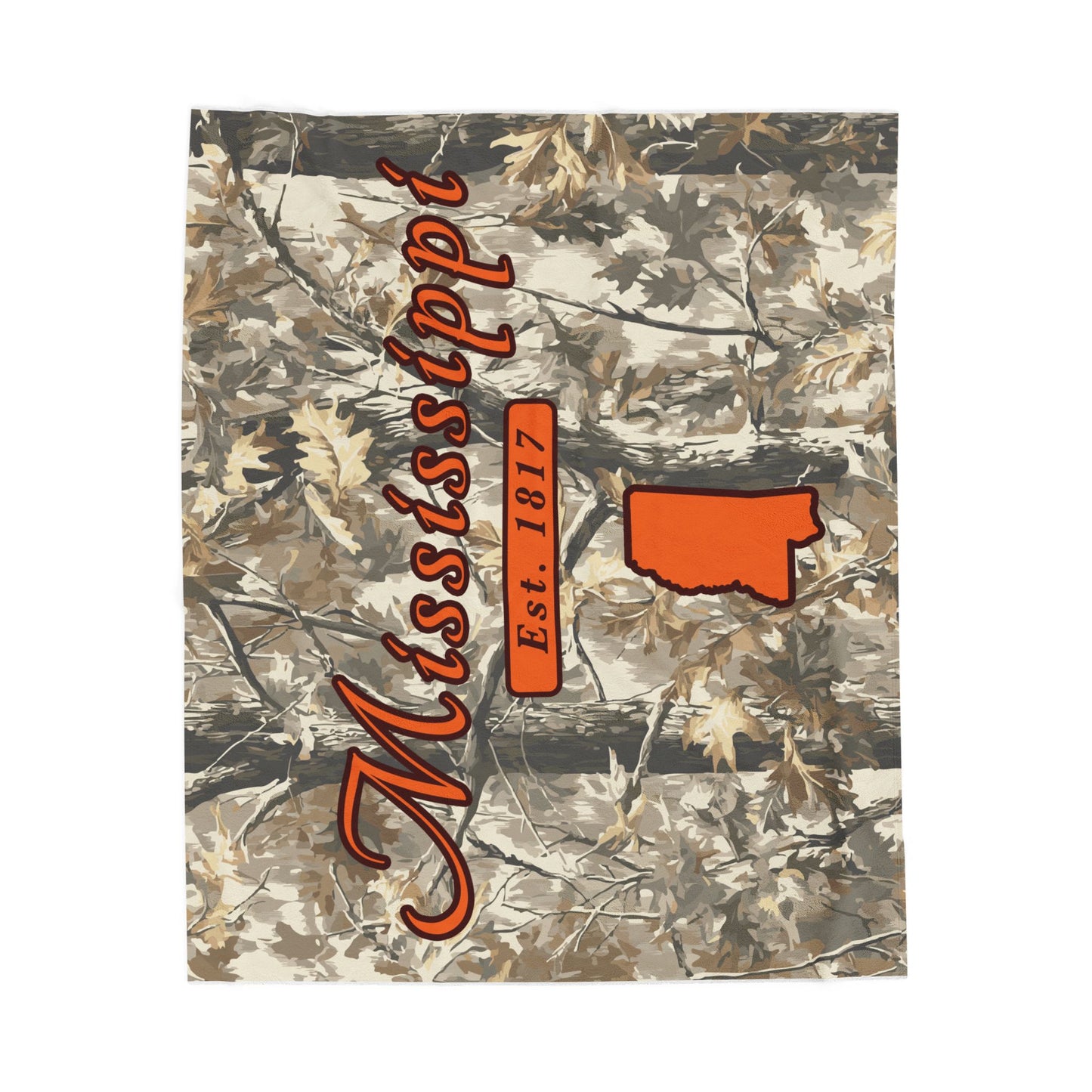 Mississippi "Woodland" - Plush Blanket
