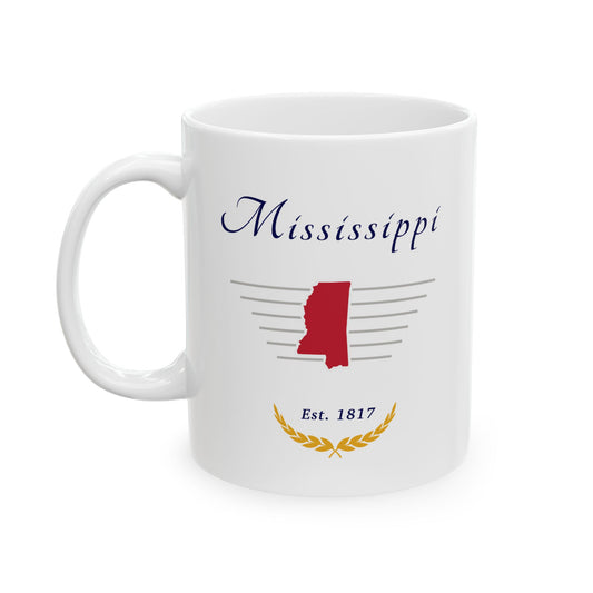 "Mississippi" Est. 1817 - Ceramic Mug