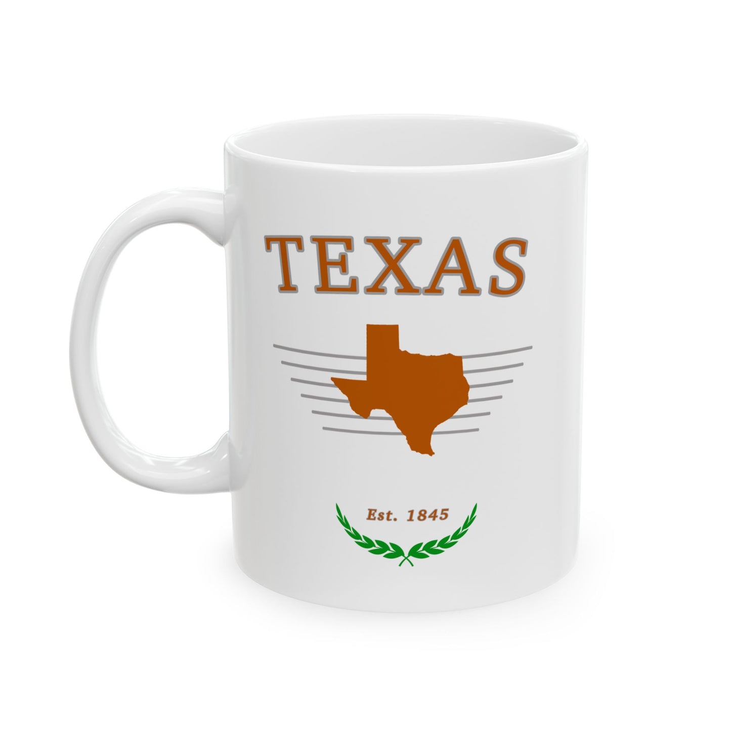 "Texas" Est. 1845 - Ceramic Mug