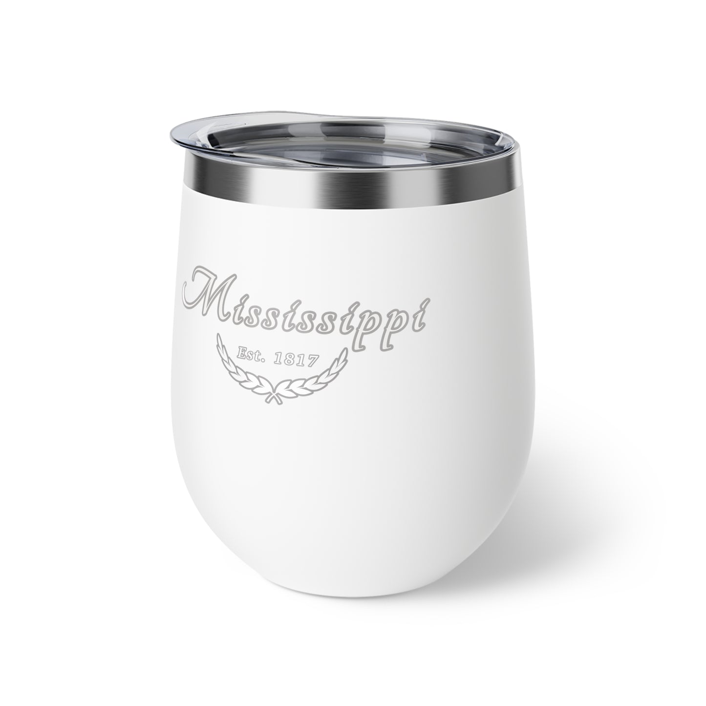 Mississippi "White Out" 12oz Insulated Wine Tumbler