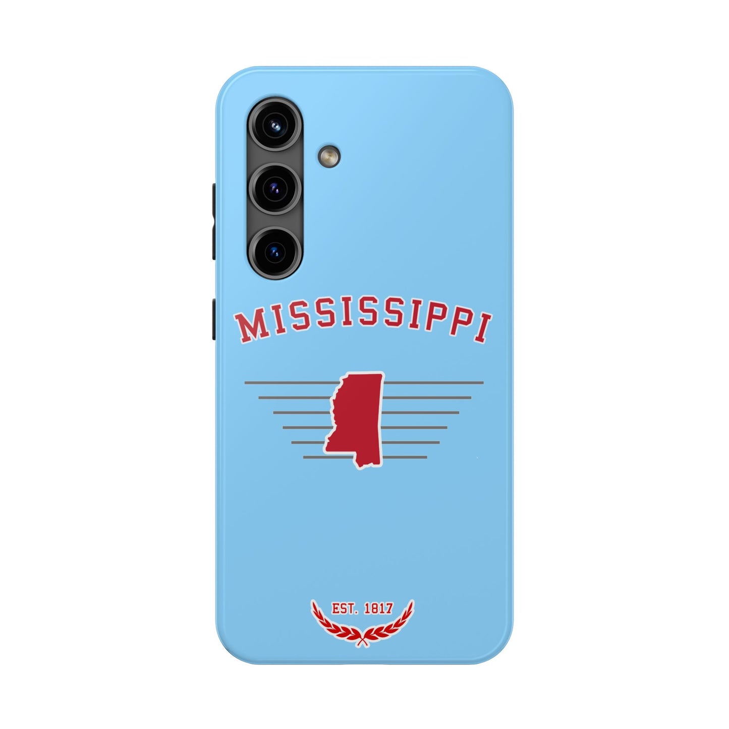"Mississippi" Est. 1817 2 Piece Phone Case - Blue