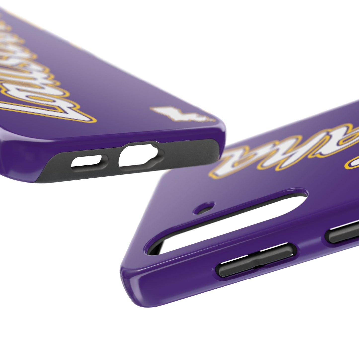 Louisiana 2 Piece Phone Case - Purple/White/Gold