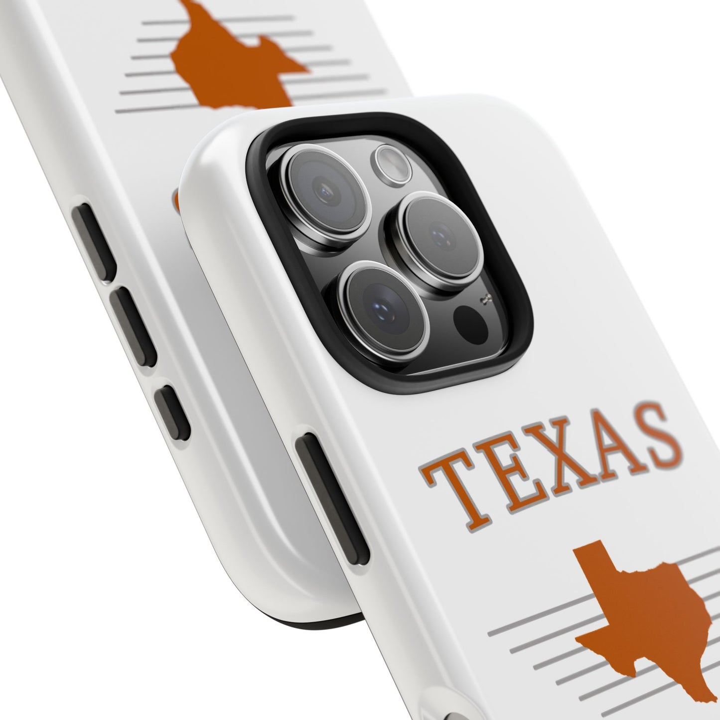 "Texas" Est. 1845 2 Piece Phone Case - White