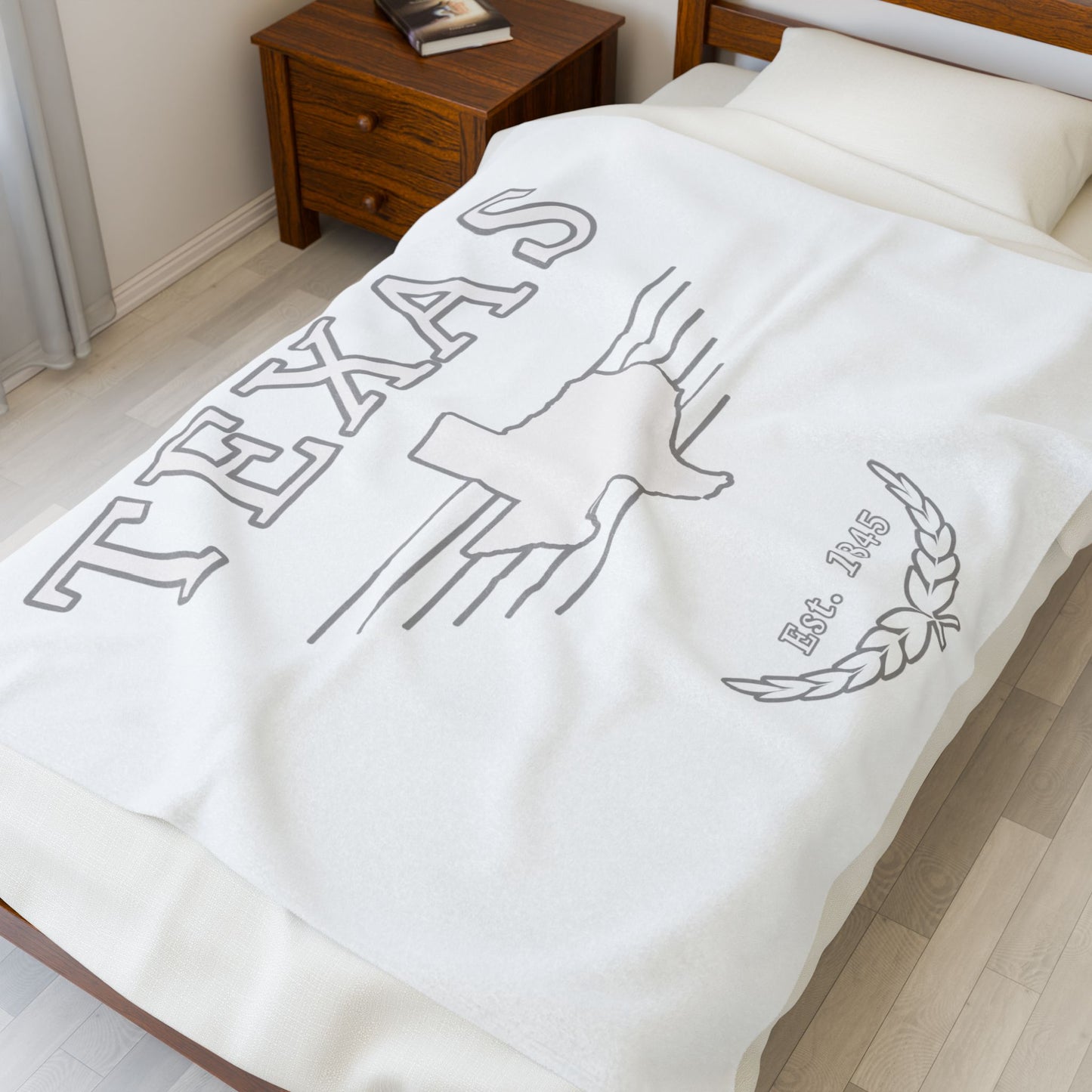 Texas "White Out" - Plush Blanket
