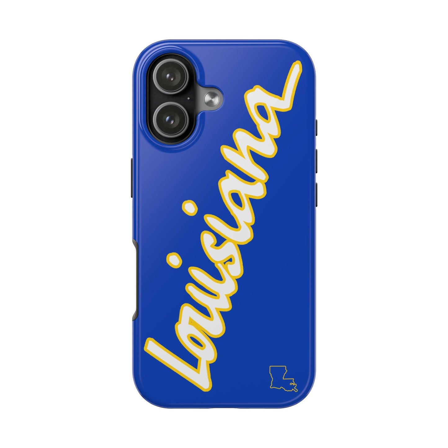 "Louisiana" Blue/Gold 2 Piece Phone Case