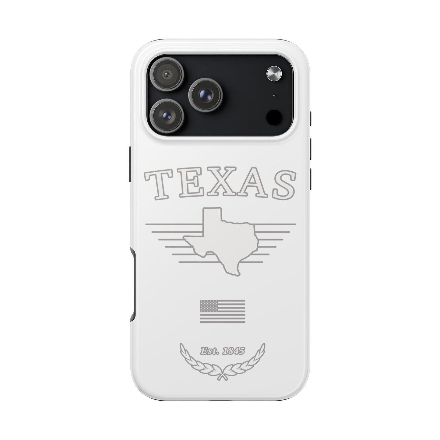 Texas "White Out" -  2 Piece Phone Case