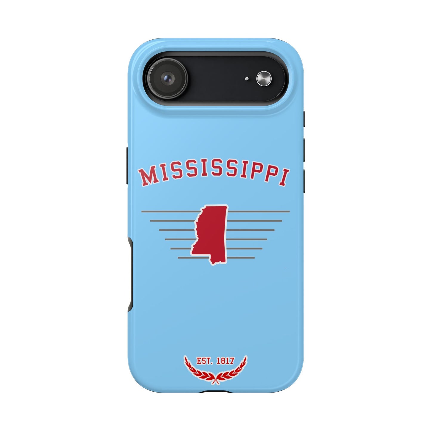 "Mississippi" Est. 1817 2 Piece Phone Case - Blue