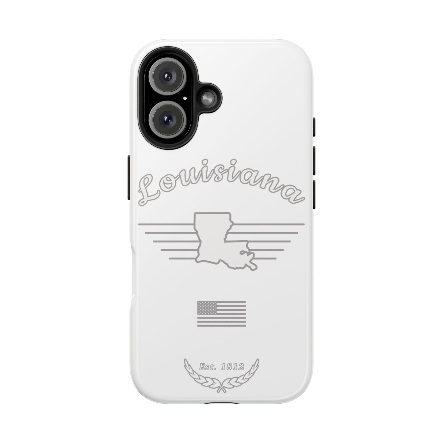 Louisiana "White Out" -  2 Piece Phone Case