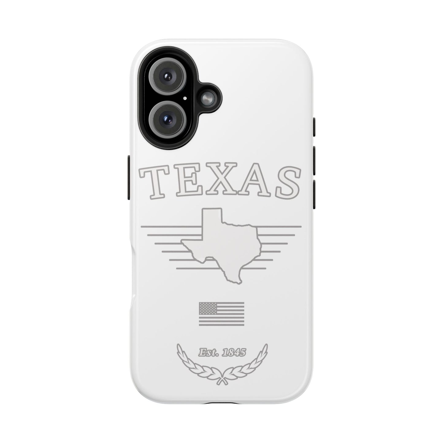 Texas "White Out" -  2 Piece Phone Case